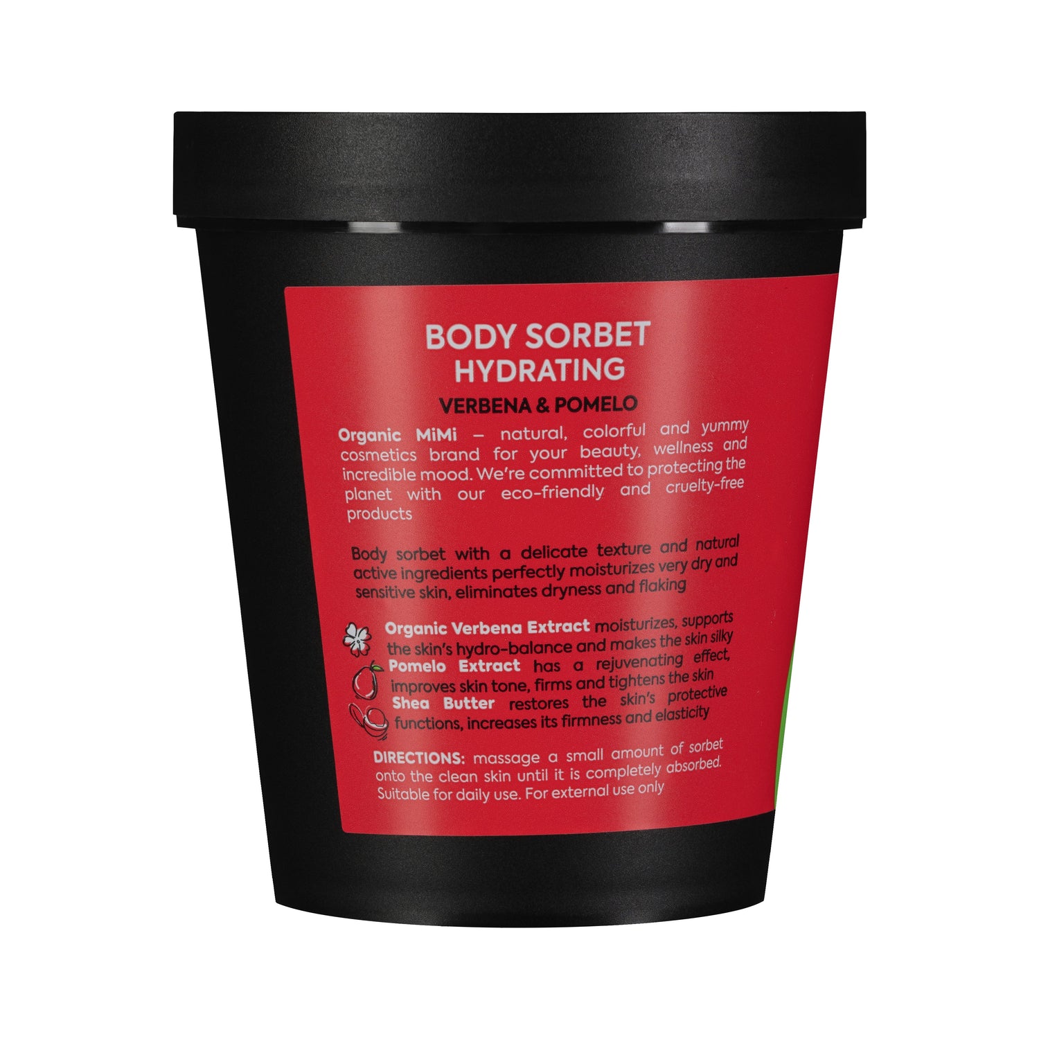 Organic Mimi, Body Sorbet Hydrating Verbena &amp; Pomelo, 200 ml by Damask Rose