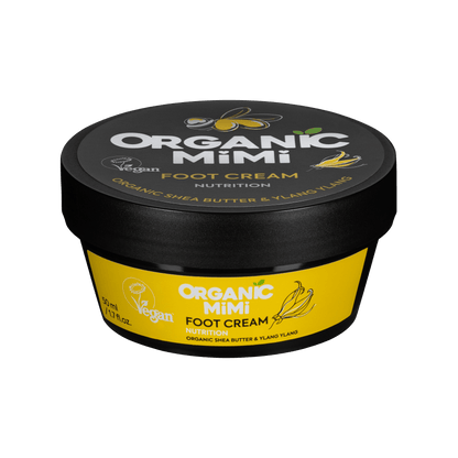 Organic Mimi, Foot Cream Nutrition Shea &amp; Ylang Ylang, 50 ml by Damask Rose