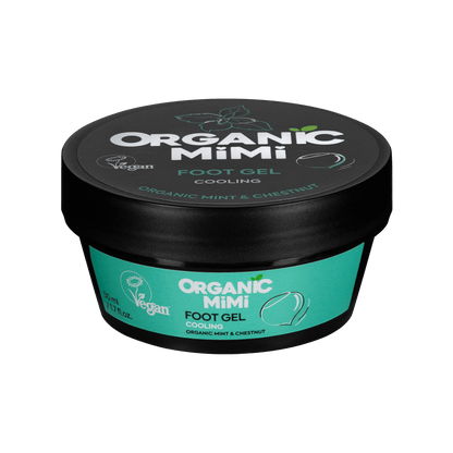 Organic Mimi, Foot Gel Cooling Mint &amp; Chestnut, 50 ml by Damask Rose