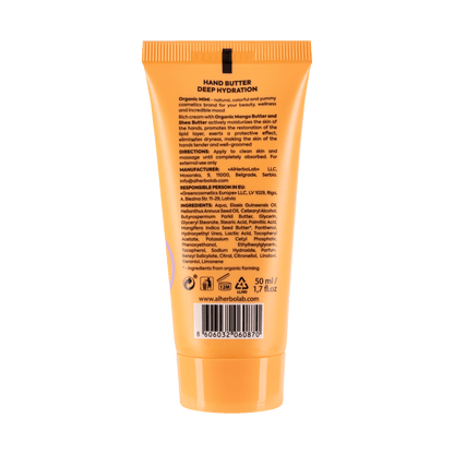 Organic Mimi, Hand Butter Deep Hydration, 50 ml by Damask Rose