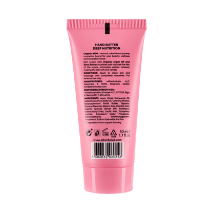 Organic Mimi, Hand Butter Deep Nutrition, 50 ml by Damask Rose