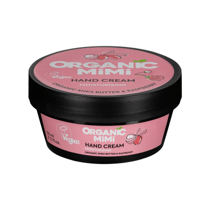 Organic Mimi, Hand Cream Moisturizing Shea &amp; Raspberry, 50 ml by Damask Rose