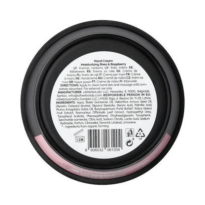 Organic Mimi, Hand Cream Moisturizing Shea &amp; Raspberry, 50 ml by Damask Rose