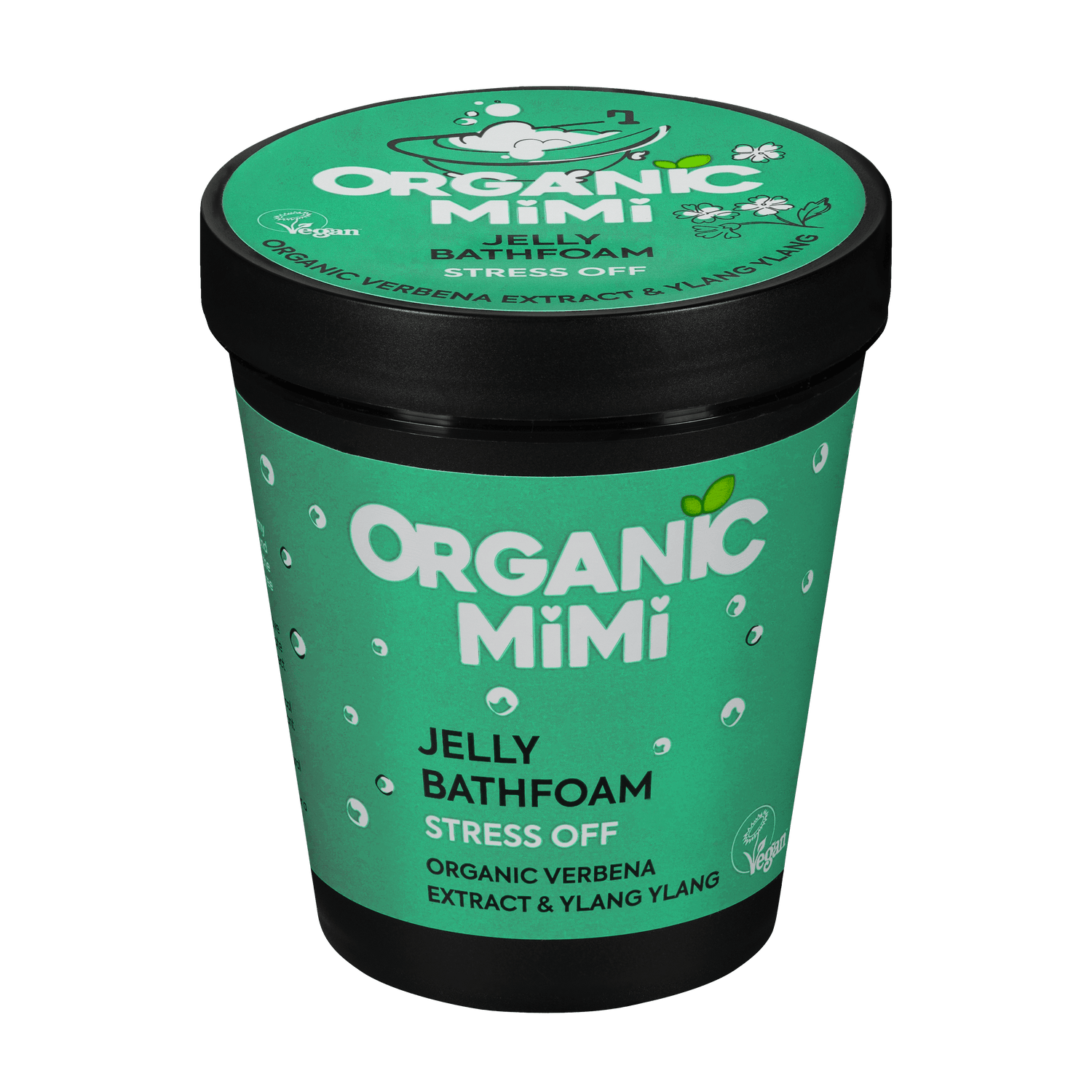 Organic Mimi, Jelly Bathfoam Stress Off Verbena &amp; Ylang Ylang, 200 ml by Damask Rose