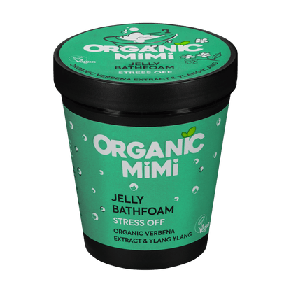 Organic Mimi, Jelly Bathfoam Stress Off Verbena &amp; Ylang Ylang, 200 ml by Damask Rose