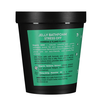 Organic Mimi, Jelly Bathfoam Stress Off Verbena &amp; Ylang Ylang, 200 ml by Damask Rose