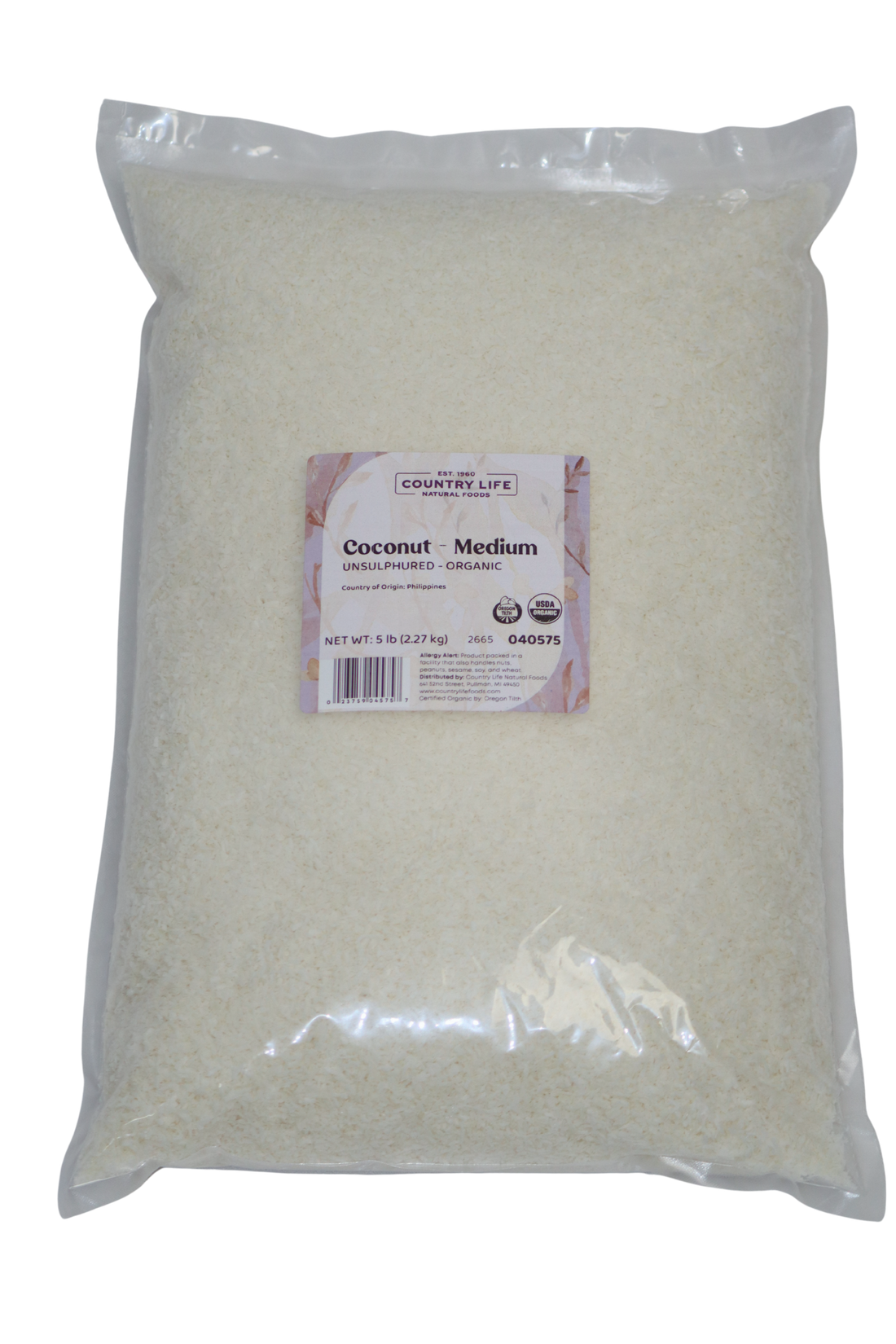 Coconut, Medium by Country Life Natural Foods