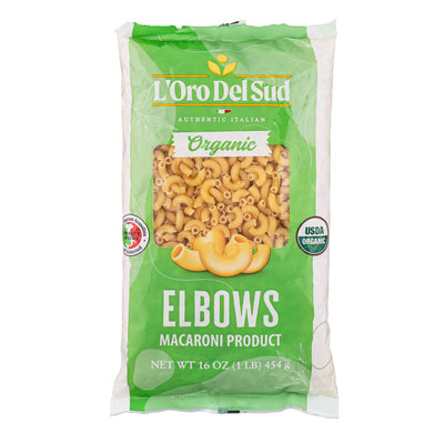 L'Oro Del Sud, Organic Elbows Pasta, 20 Pack x 1 lb