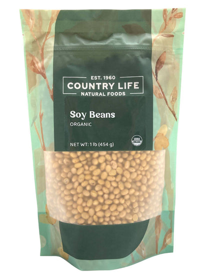 Soy Beans, Organic by Country Life Natural Foods