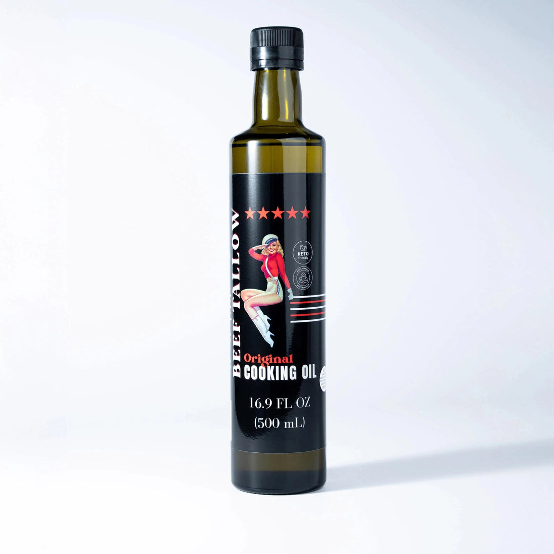 Premium Grass-Fed Beef Tallow Cooking Oil - Restaurant-Proven | Choose Your Flavor by The Lady May