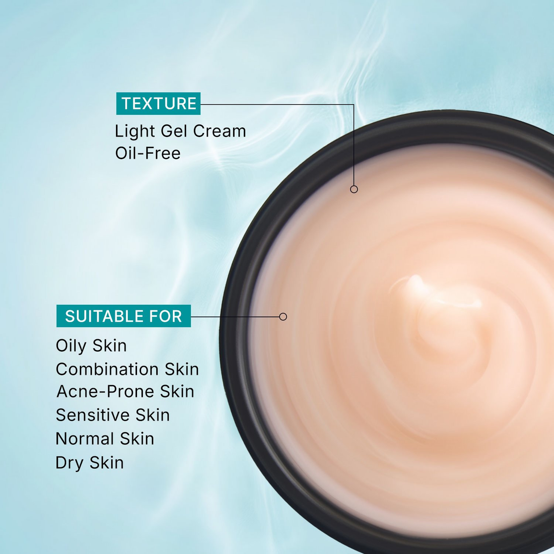 Pilgrim Korean Rice Water Hydra Glow Light Gel Moisturizer