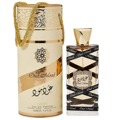 Oud Mood By Lattafa For Unisex 3.4oz EDP Spray by perfumesandrea