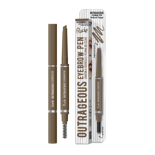 RUDE Outrageous Eyebrow Pen - Natural Taupe - DestGlow