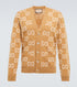 Gucci Men Gg Jacquard Wool Cardigan by Luosophy
