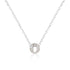 Micro-Pave Initial O Pendant