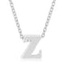 Finish Initial Z Pendant