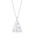 .2 ct CZ Christmas Tree With Mixed Stars Pave Holiday Pendant