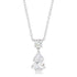 Chandelier Pear Cubic Zirconia Pendant