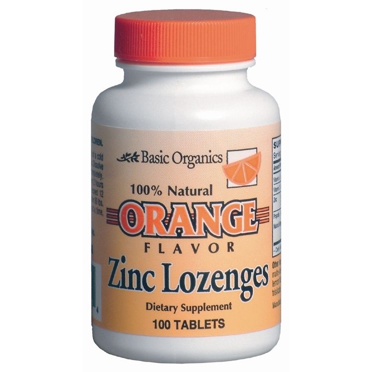 Basic Organics Brands Zinc Lozenges, 100 Ct by Pasteur Pharmacy