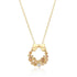 Holiday Wreath Crystal Pendant