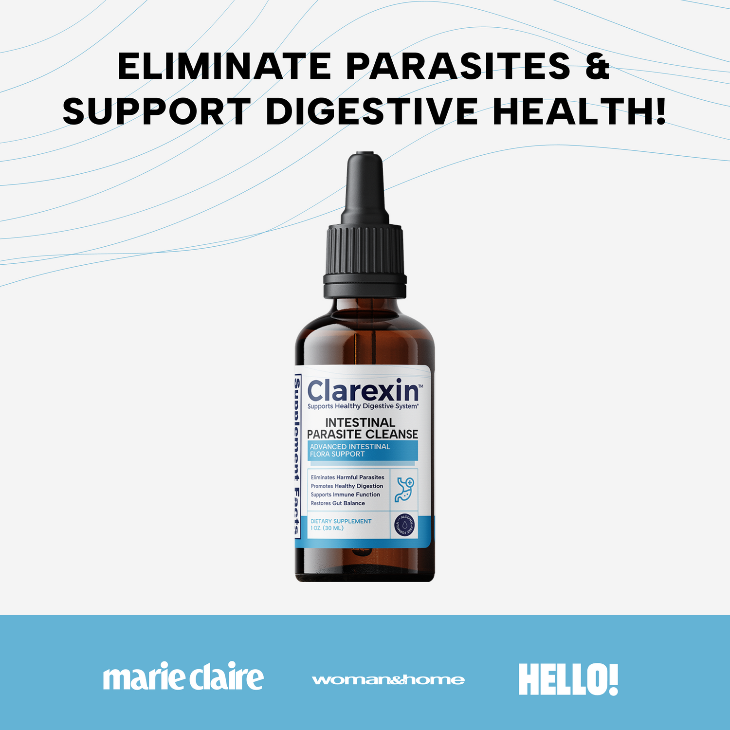 Clarexin Intestinal Parasite Cleanse by RevitMe - Supplements Store