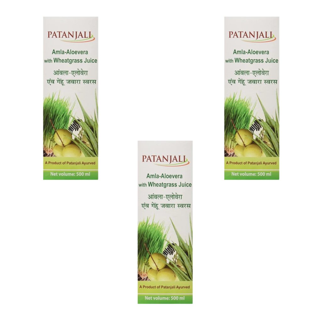 Patanjali Amla Aloevera with Wheat Grass Juice