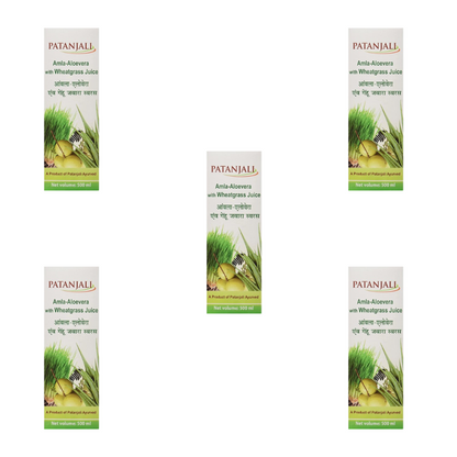 Patanjali Amla Aloevera with Wheat Grass Juice
