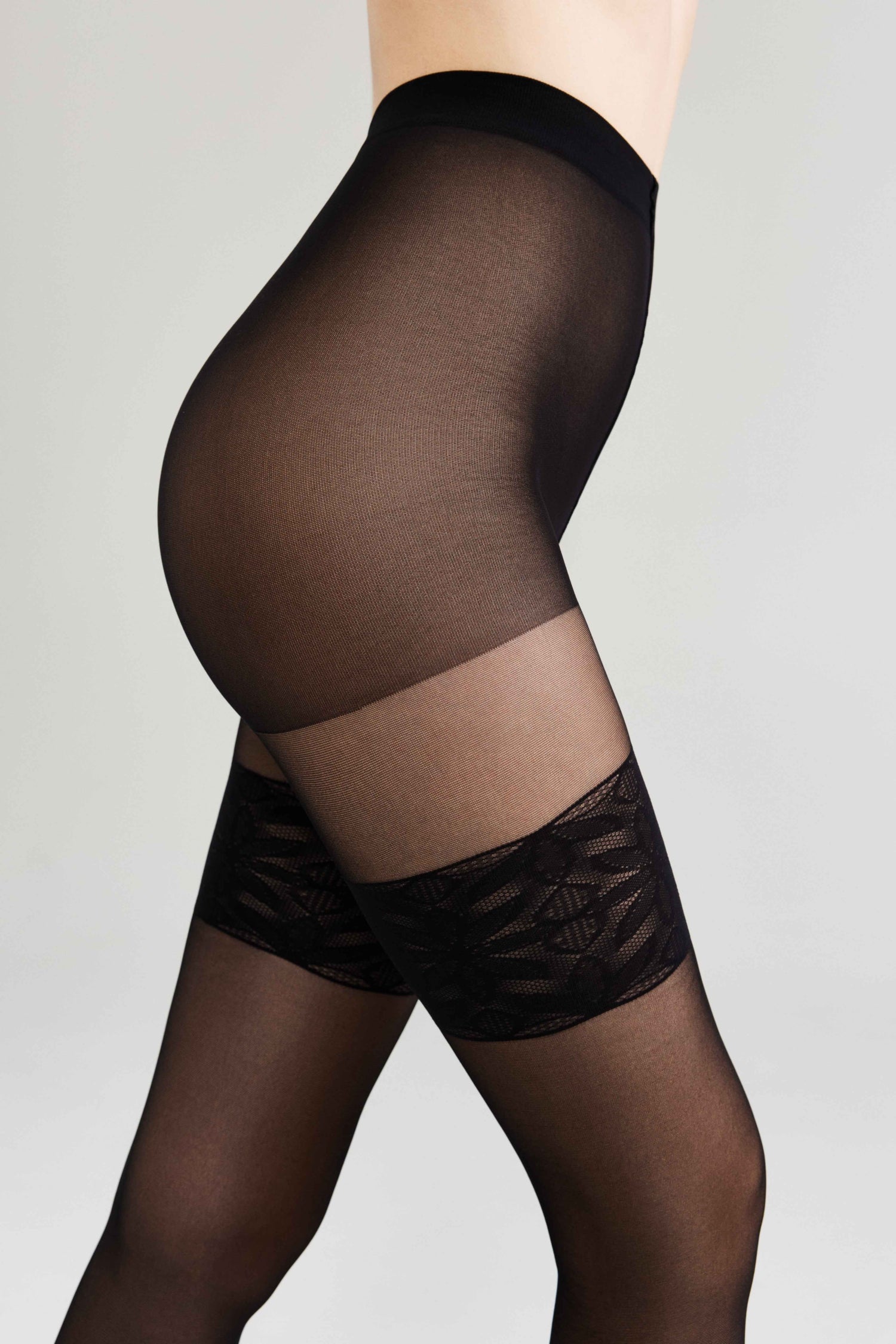 Fantasy Tights Conte Patricia - Imitation of Lace Stockings