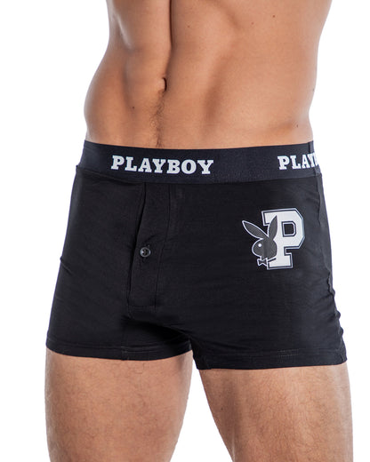 Playboy Mens Varsity Modal Boxer Briefs 