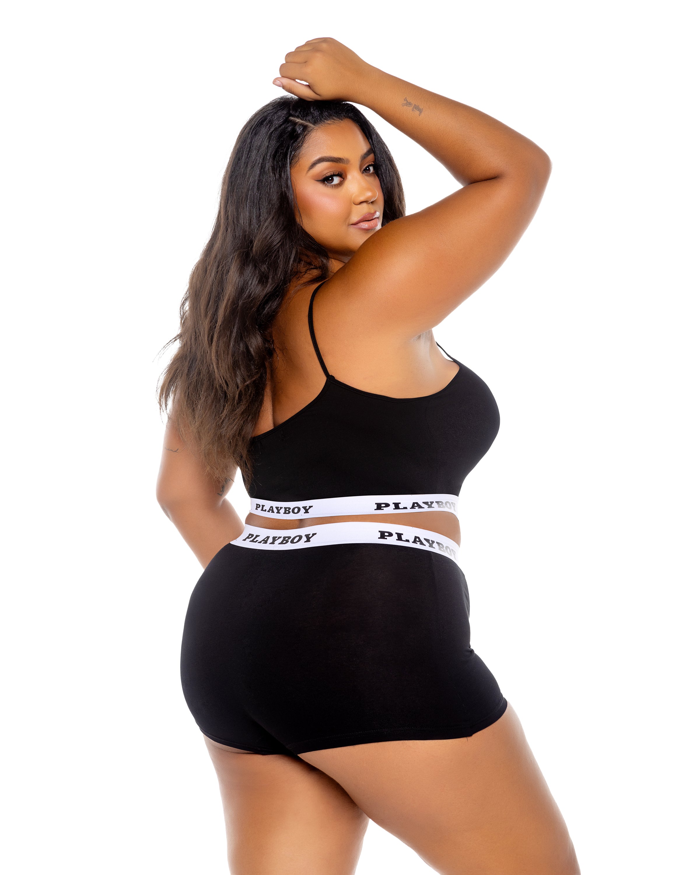 Playboy Bunny Sport Lounge Bralette 2pc Set 