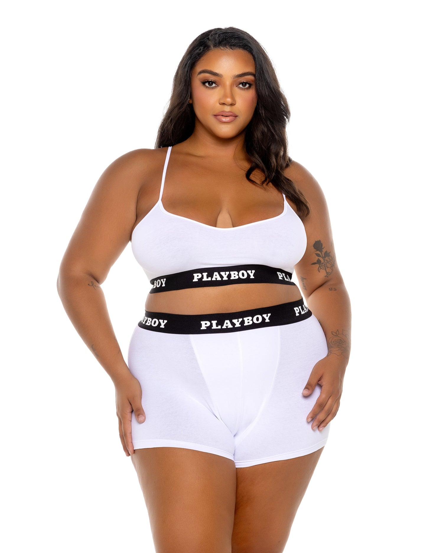 Playboy Bunny Sport Lounge Bralette 2pc Set 