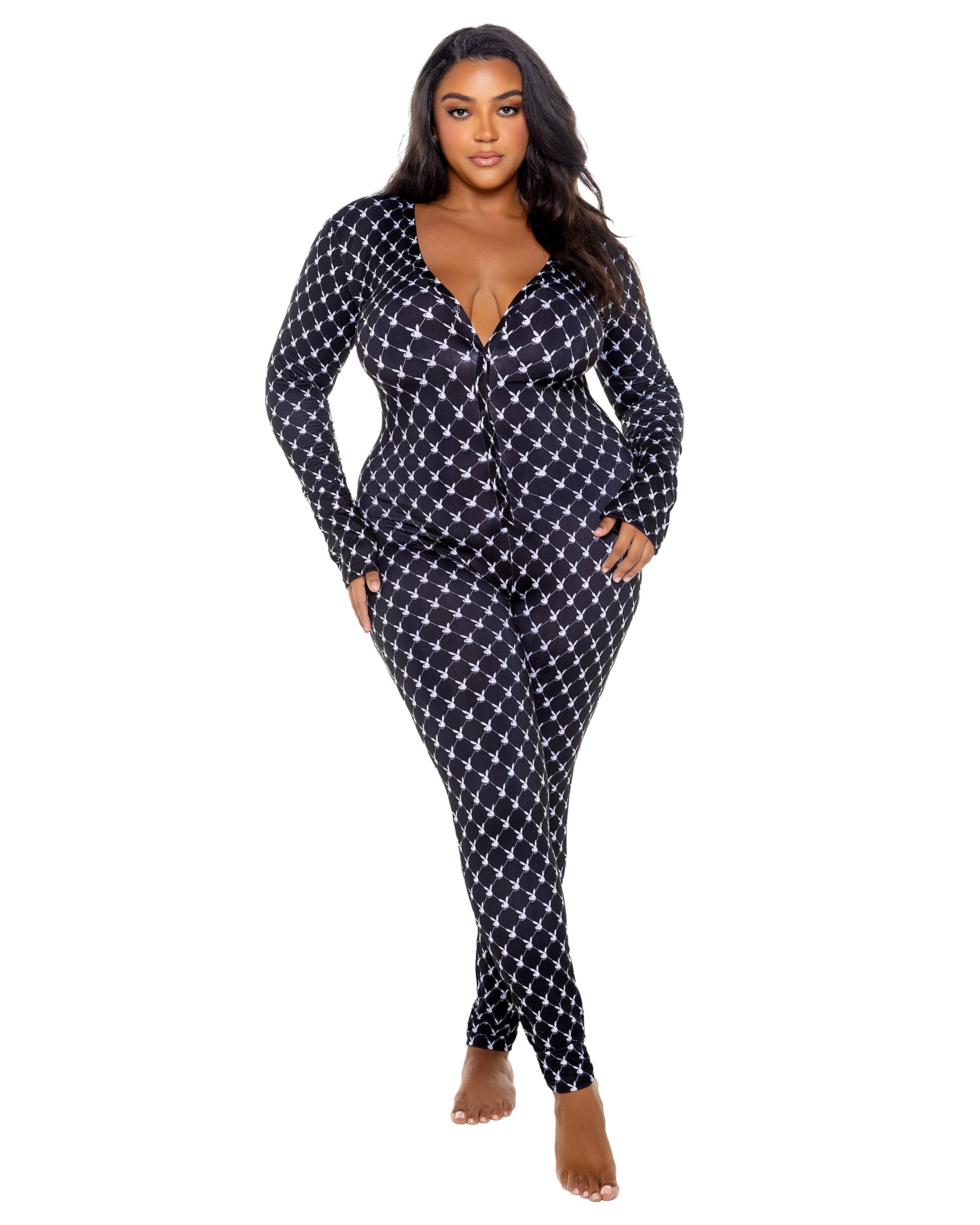 Playboy Bunny Cozy Lounge Union Suit 