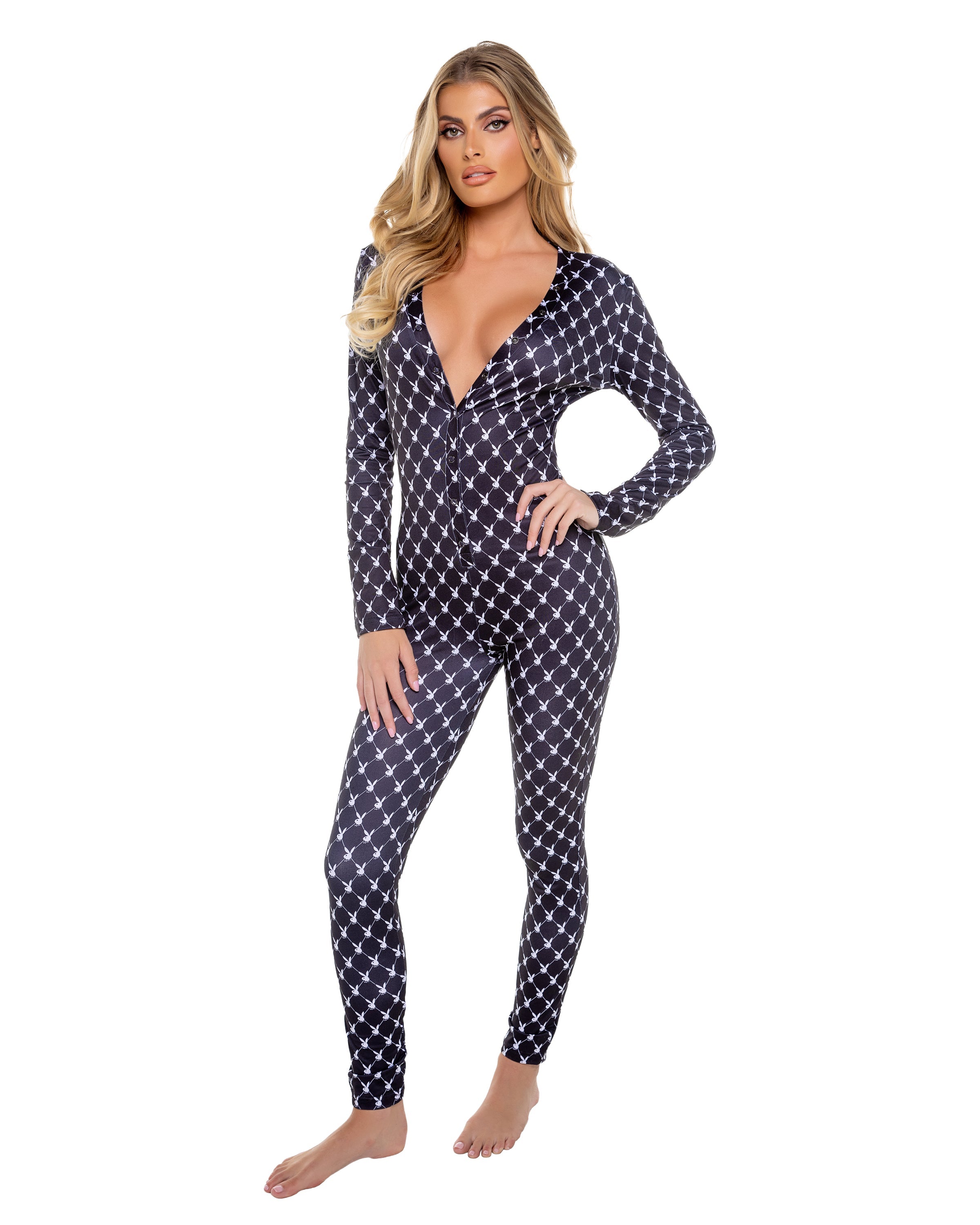 Playboy Bunny Cozy Lounge Union Suit 