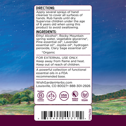Peaceful Protector Hand Purifier by WishGarden Herbs