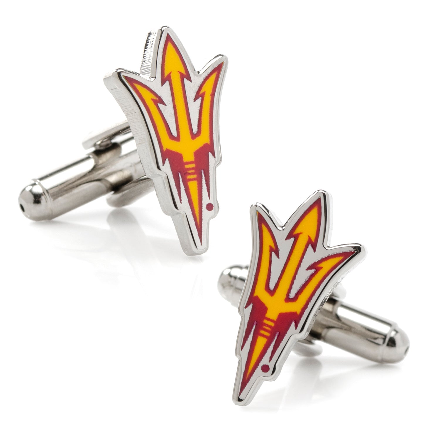 NCAA Arizona State University Sun Devils Pitchfork Cufflinks by Cufflinks.com