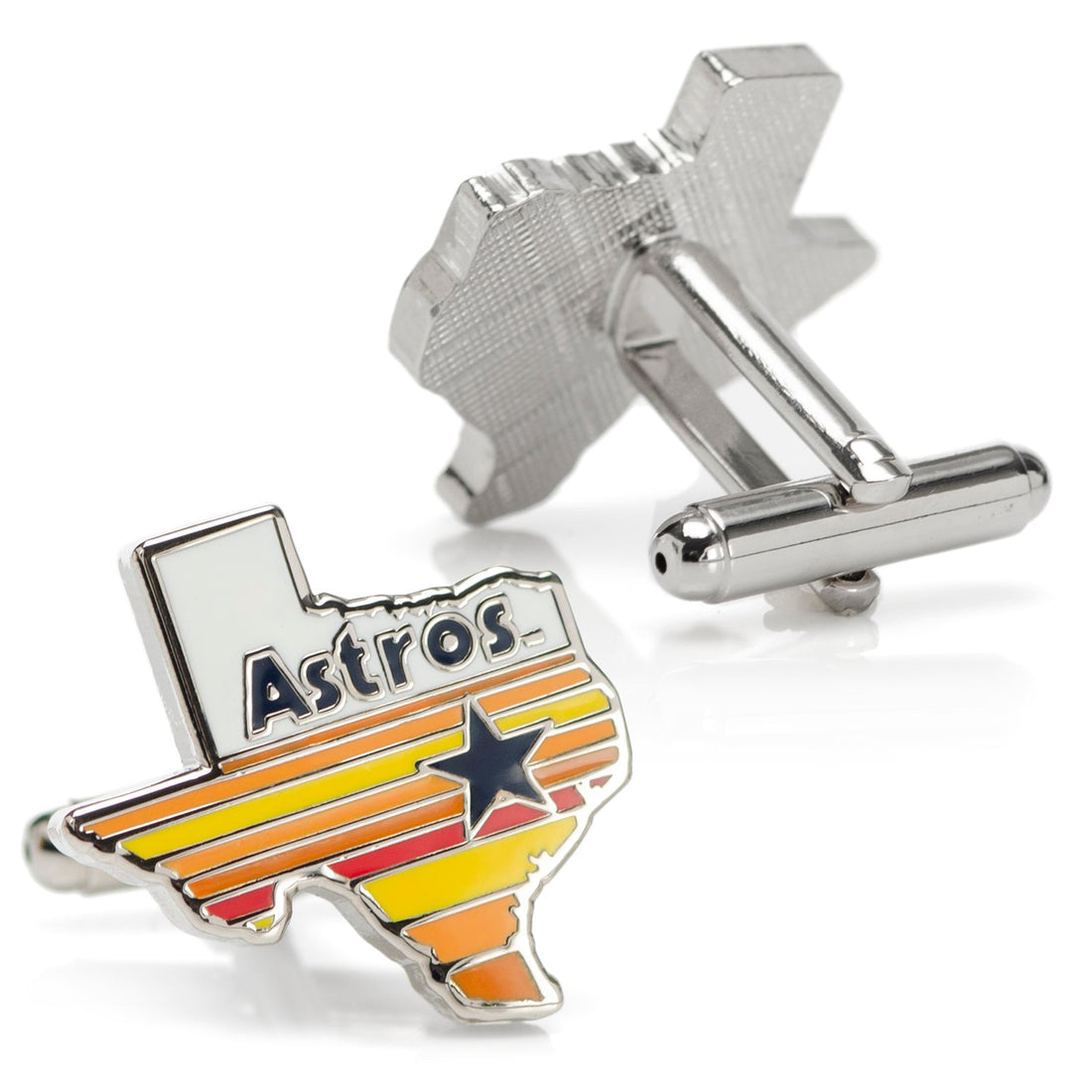 MLB Houston Astros Tequila Sunrise Cufflinks by Cufflinks.com