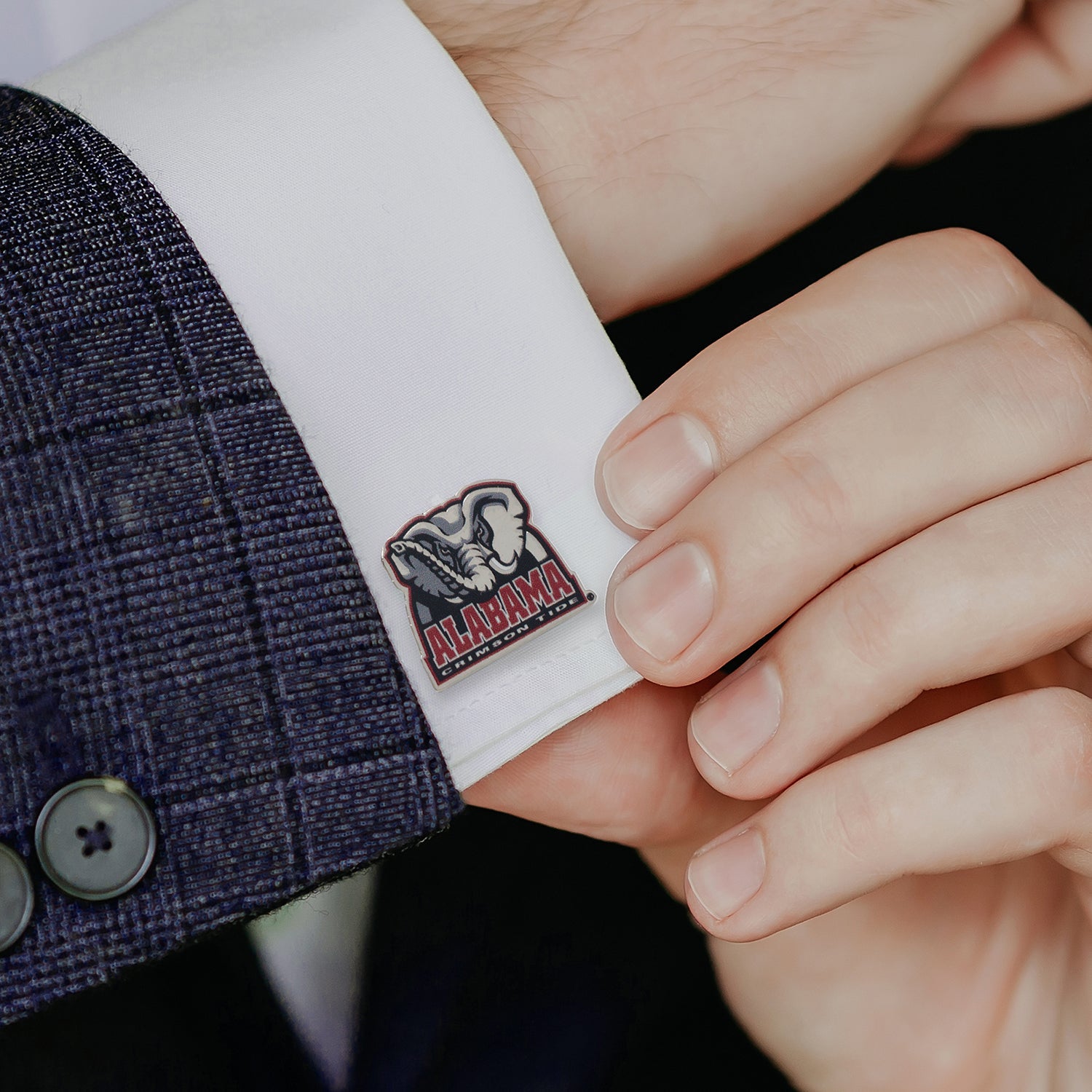 NCAA Alabama University Elephant Mascot Cufflinks by Cufflinks.com