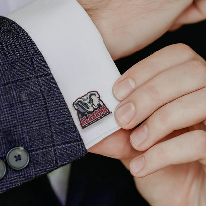 NCAA Alabama University Elephant Mascot Cufflinks by Cufflinks.com