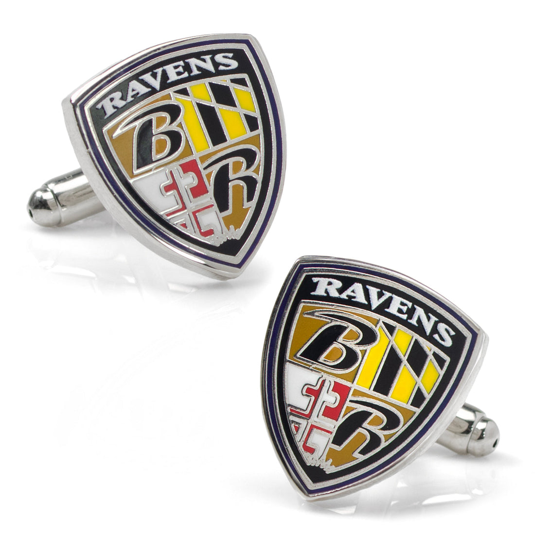 NFL Baltimore Ravens Shield Cufflinks by Cufflinks.com