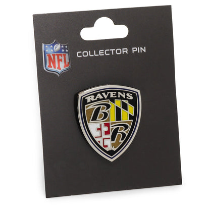 NFL Baltimore Ravens Shield Lapel Pin by Cufflinks.com