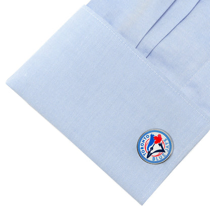 MLB Toronto Blue Jays Cufflinks and Tie Bar Gift Set