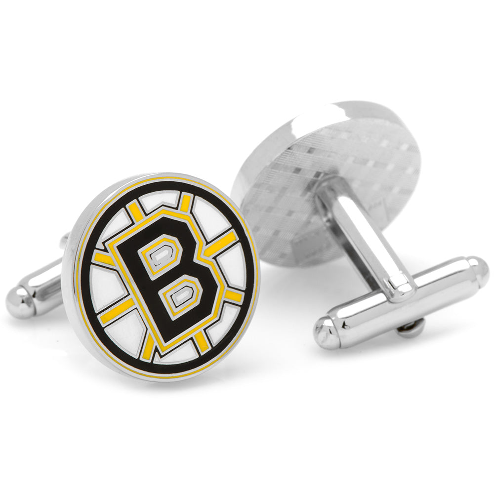 NHL Boston Bruins Cufflinks &amp; Tie Clip Gift Set