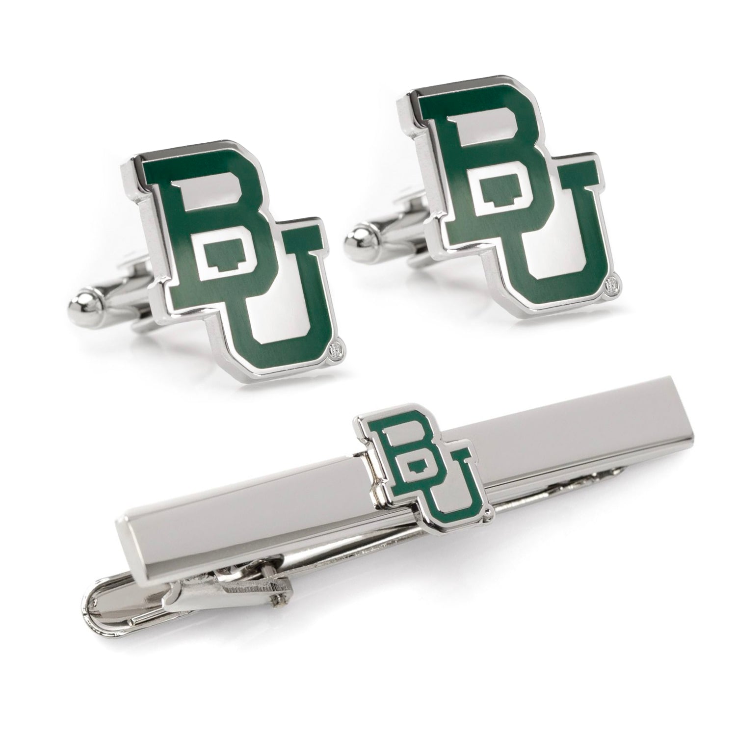 NCAA Baylor Bears Cufflinks &amp; Tie Clip Gift Set