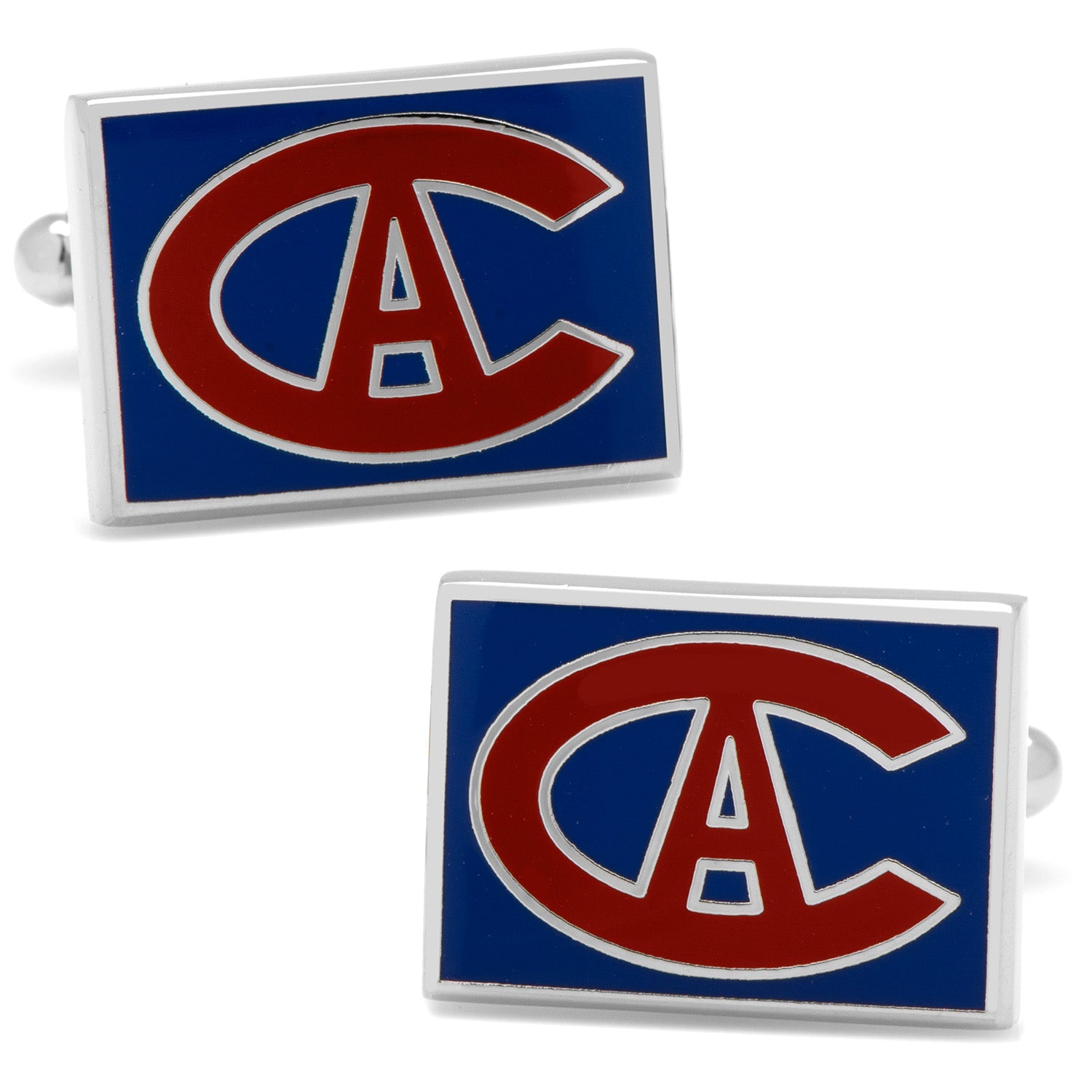 NHL Montreal Canadiens Throwback Logo Cufflinks by Cufflinks.com
