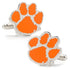NCAA Clemson University Tigers Cufflinks by Cufflinks.com