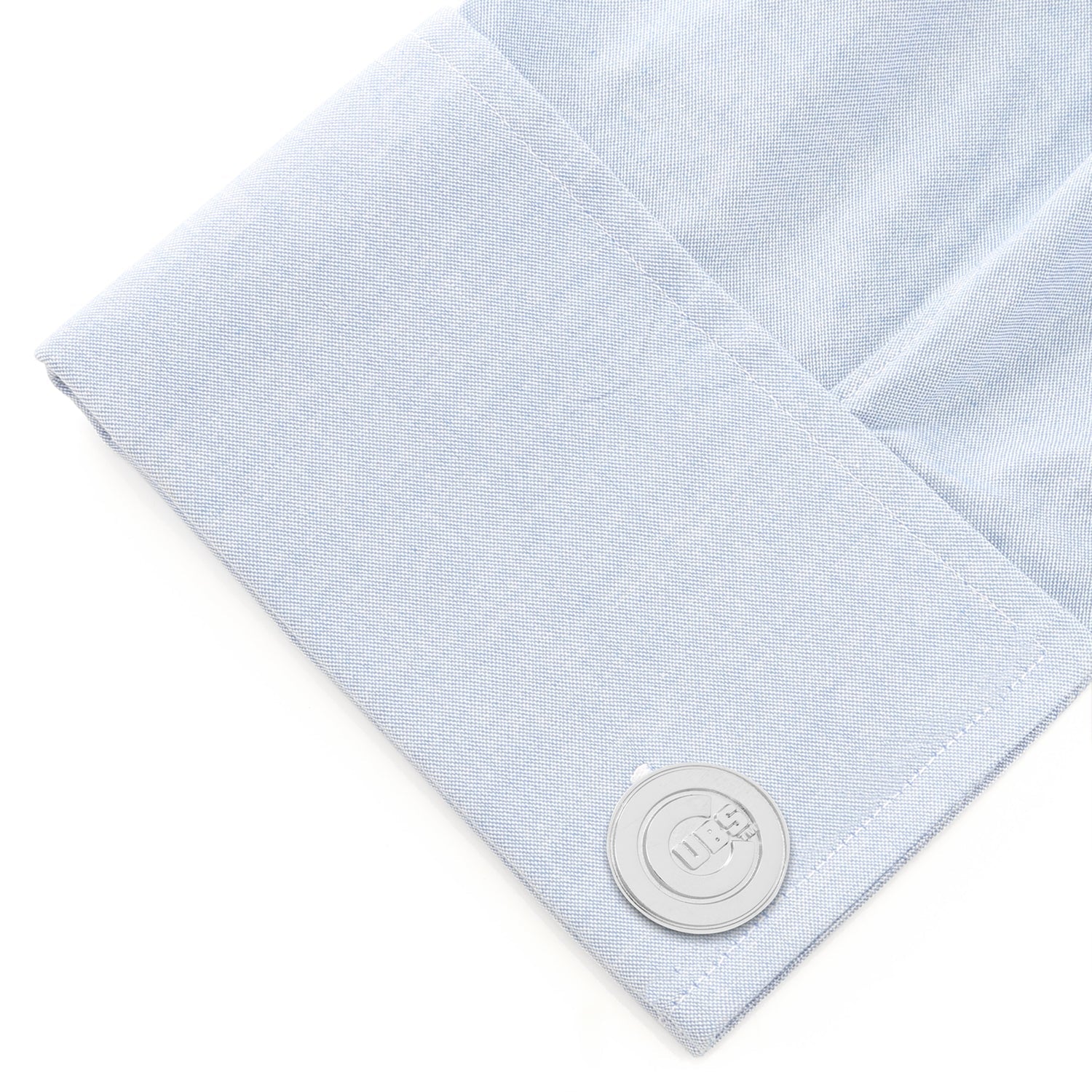 MLB Chicago Cubs Silver Edition Cufflinks by Cufflinks.com