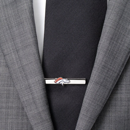 NFL Denver Broncos Cufflinks and Tie Bar Gift Set by Cufflinks.com
