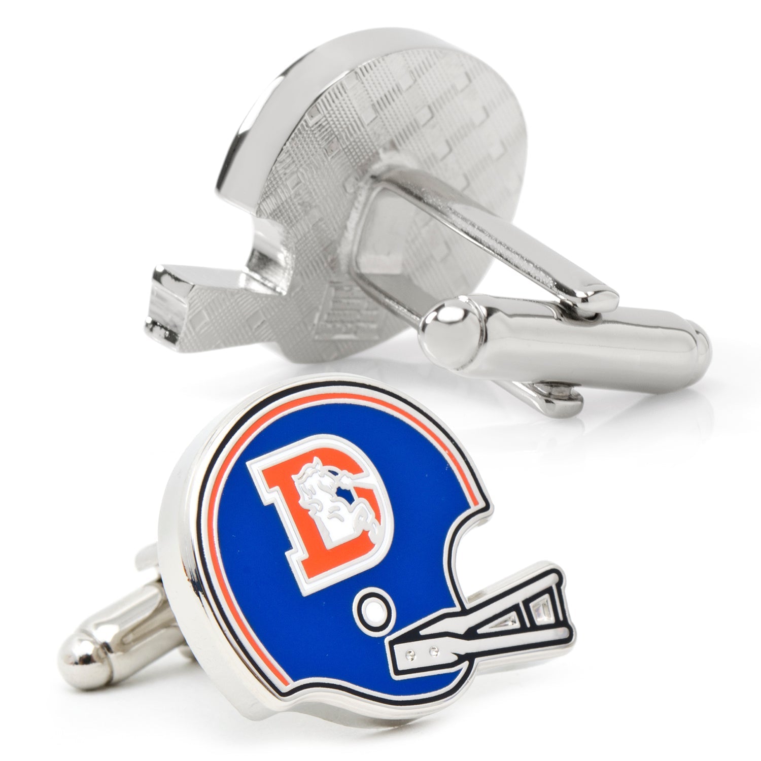 NFL Denver Broncos Throwback Helmet Cufflinks by Cufflinks.com