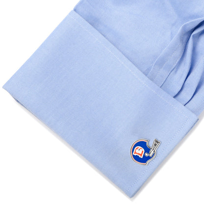 NFL Denver Broncos Throwback Helmet Cufflinks by Cufflinks.com