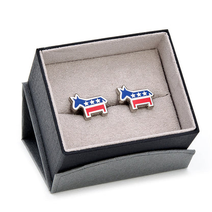 Democratic Donkey Cufflinks by Cufflinks.com